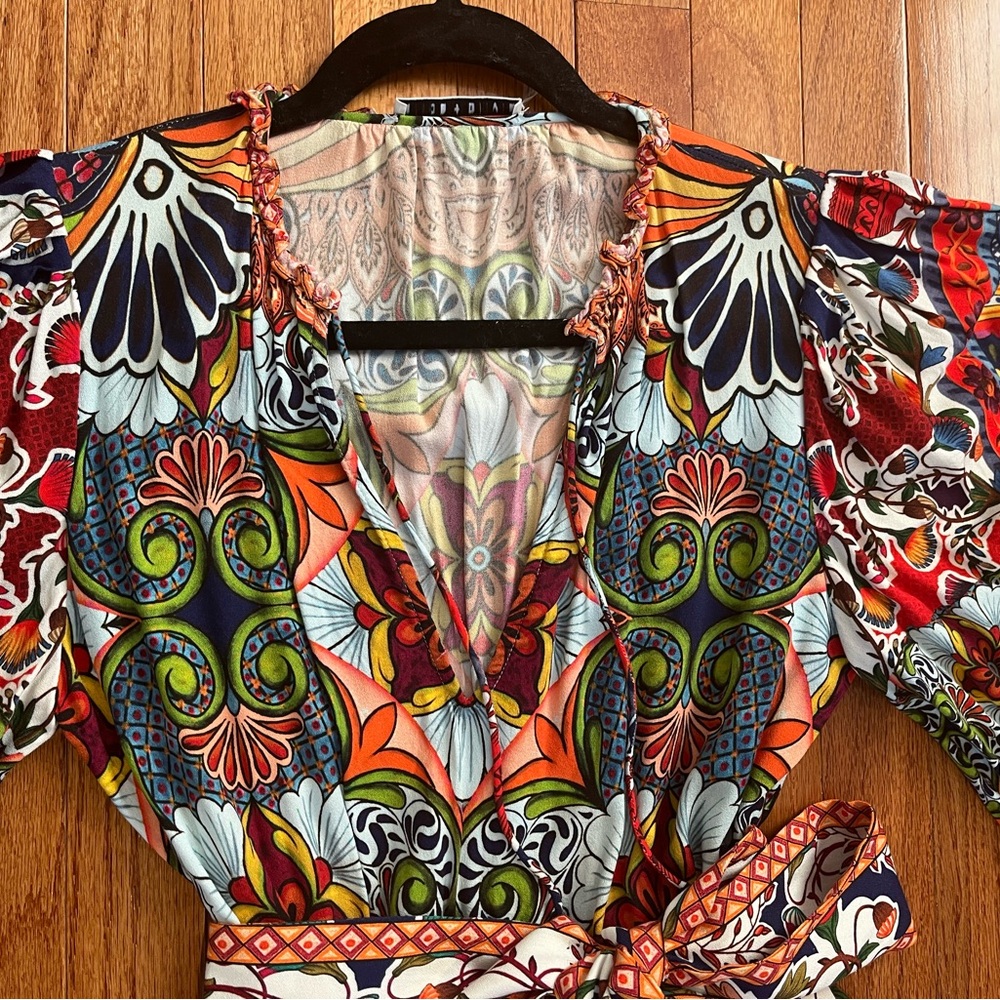 Alice + Olivia Sadie Mini Shirt Dress - Picture 3 of 7